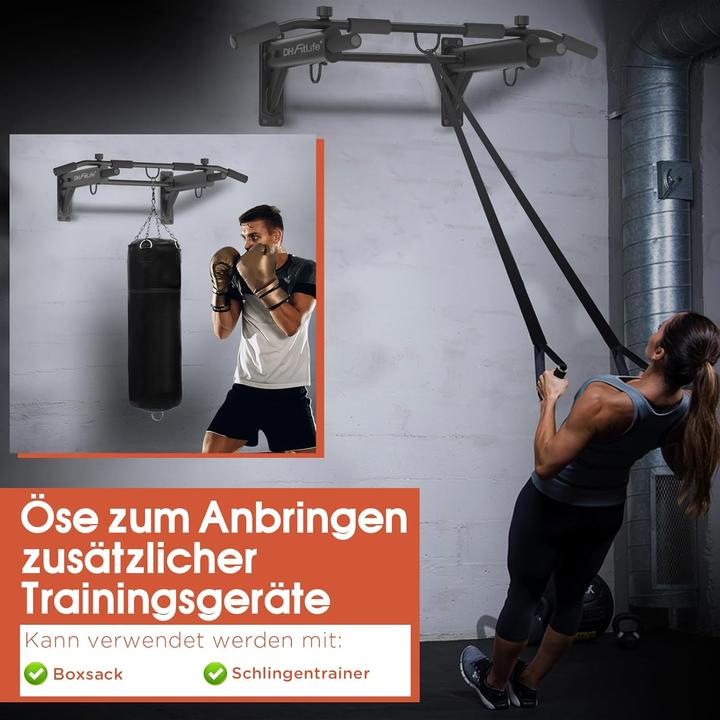 Actual product image DH FitLife Klimmzugstange für Wandmontage