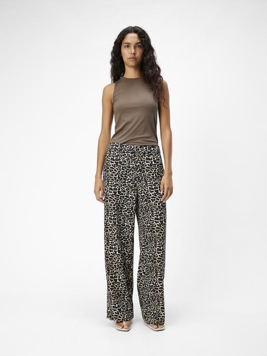 Actual product image Object Leoprint trousers with wide leg (36)