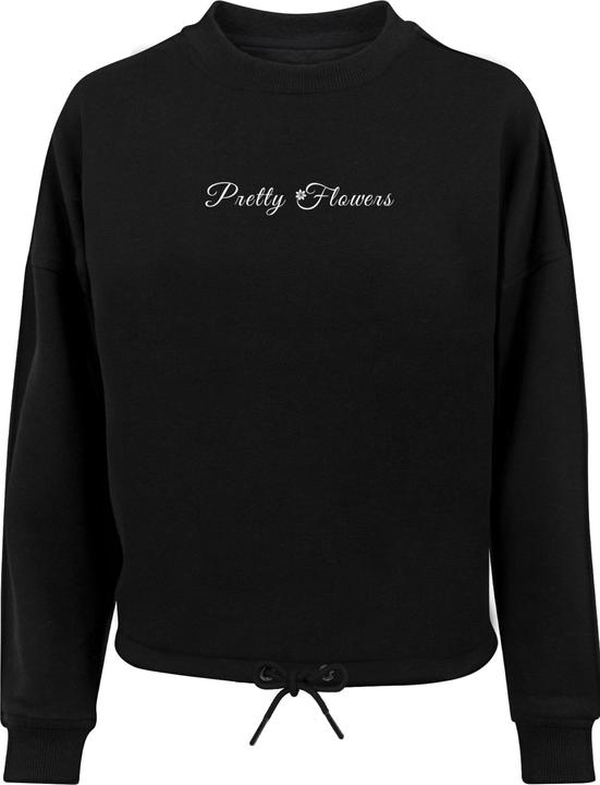 Merchcode Ladies Pretty Flowers - Oversize Crewneck - 114051