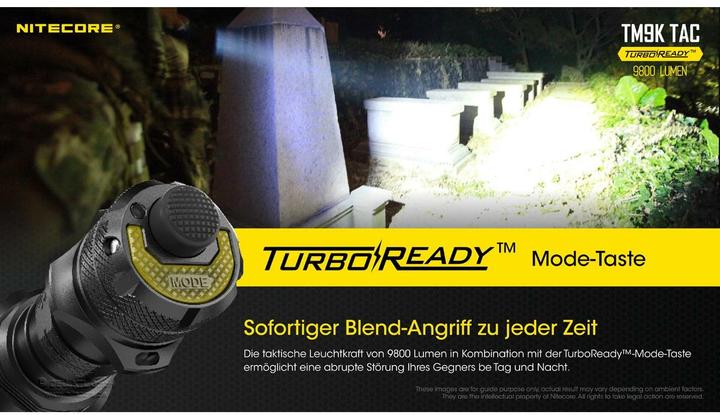 Immagine prodotto Nitecore TM9K TAC - 9800 lumen (12.50 cm, 9800 lm)