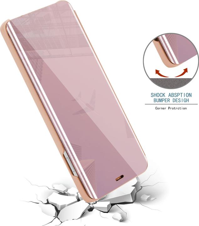 Actual product image Cadorabo Book Smart View Mirror Cover (Apple iPhone 11 Pro Max)