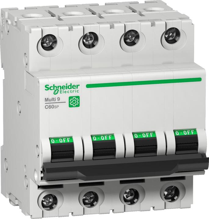 Actual product image Schneider Electric M9F21425 M9 C60SP 4P 25A B UL1077 LS switch