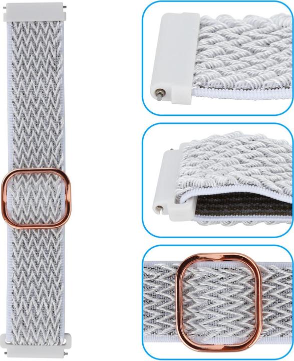 Actual product image Cadorabo Bracelet for Samsung Galaxy Watch (20 mm, Nylon)