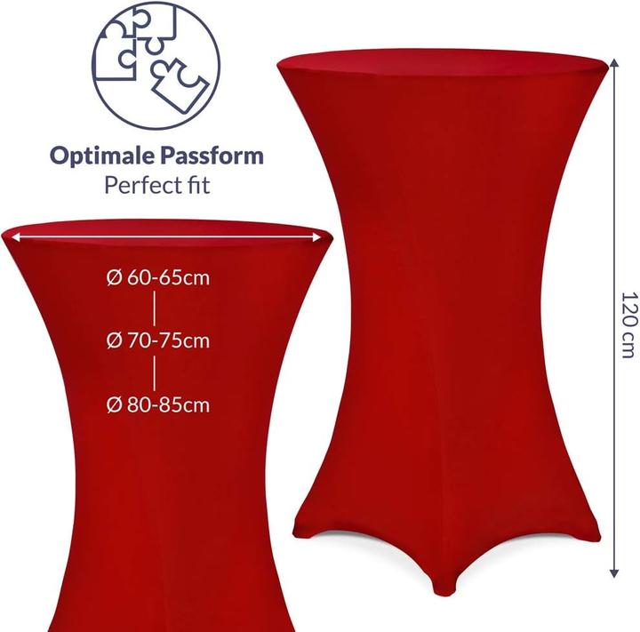 Image du produit Detex Housse de table haute (60 x 120 cm)
