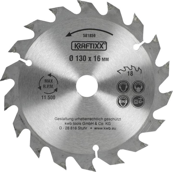 Image du produit kwb 581859 Lame de scie circulaire 130 x 16 mm 1 pce