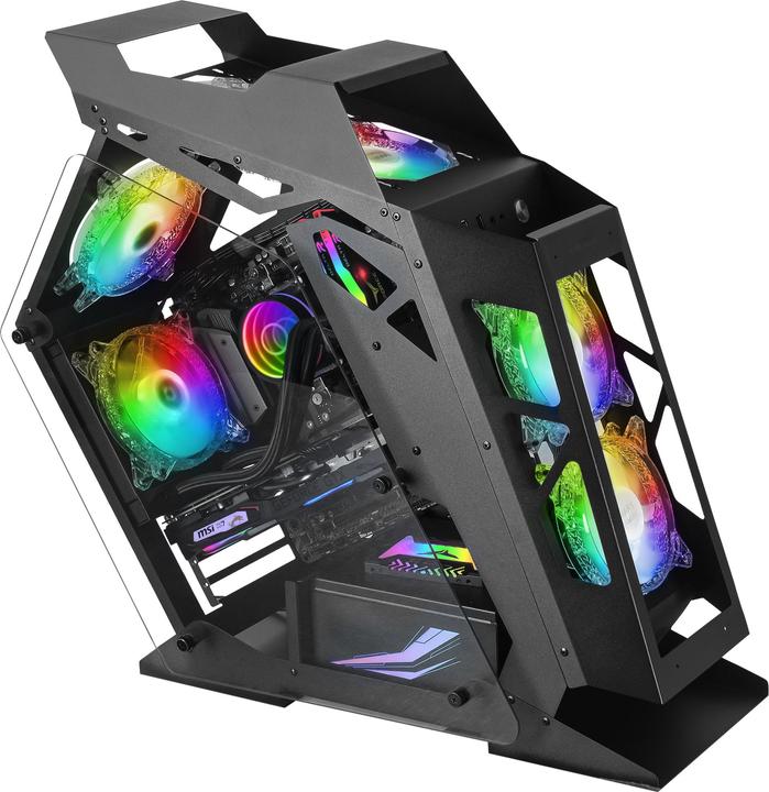 Image du produit Mars Gaming Boitier Mini Tour Micro Atx Mc61 RGB Avec Panneau Vitré (Noir) (Mini-ITX, mATX)