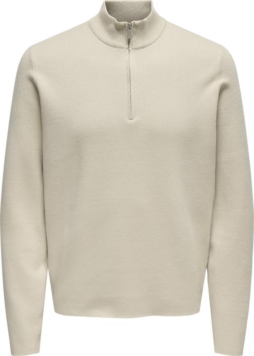 Only & Sons Onscooper Reg 12 Half Zip High Neck Knit