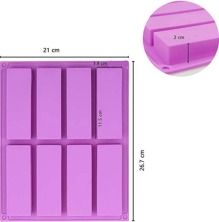 Produktbild Esmée Backform Müsliriegel Förmchen, 2er Set, Silikon