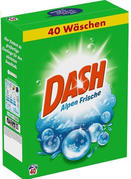 Dash Regolare (40 Cicli di lavaggio, Polvere)