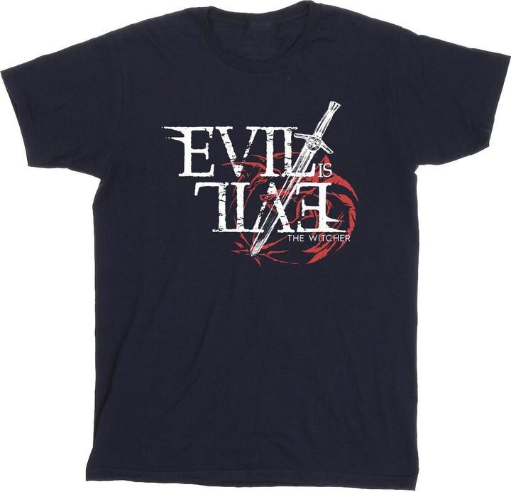 Netflix The Witcher Evil Is Evil TShirt