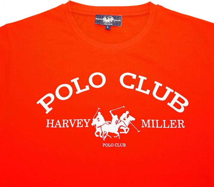 Immagine prodotto Harvey Miller T-shirt HRM Polo Club Manica corta Collo rotondo (XL)