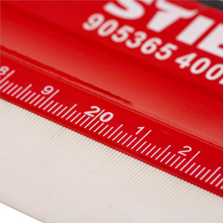 Produktbild Stier Premium Wasserwaage mit Magnet und drei Libellen 400 mm ±0,5 mm/m (40 cm)