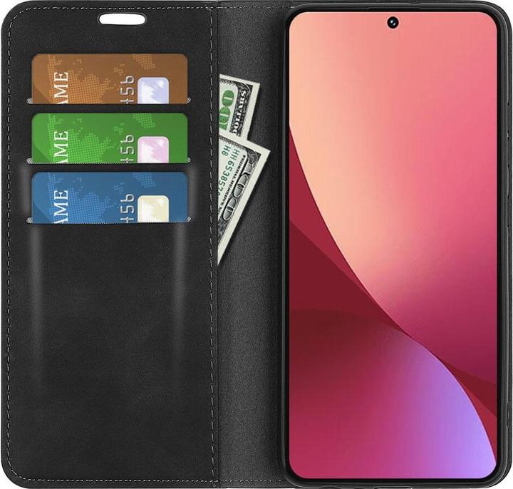 Produktbild Cover-Discount Xiaomi 12 Lite - Stand Flip Case Hülle schwarz (Xiaomi 12 Lite)