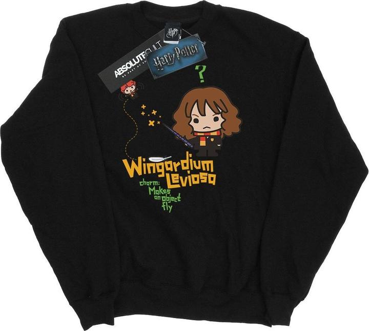 Actual product image Mens Hermione Granger Wingardium Leviosa Junior Sweatshirt (XL)