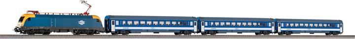 Image du produit Piko Coffret S locomotive électrique Taurus MAV + 3x voitures voyageurs MAV V voie A & B (Piste H0)