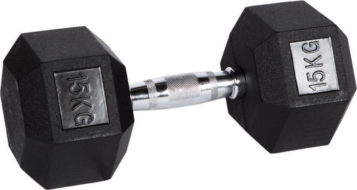 Actual product image Fitcom Hex Dumbbell 15 kg (1 x 15 kg)