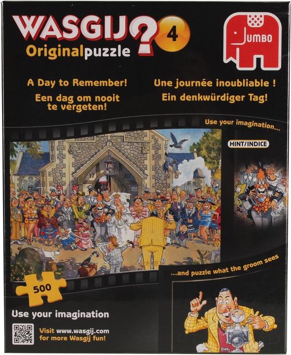 Produktbild Jumbo Wasgij Original Nr.4 (500 Teile)
