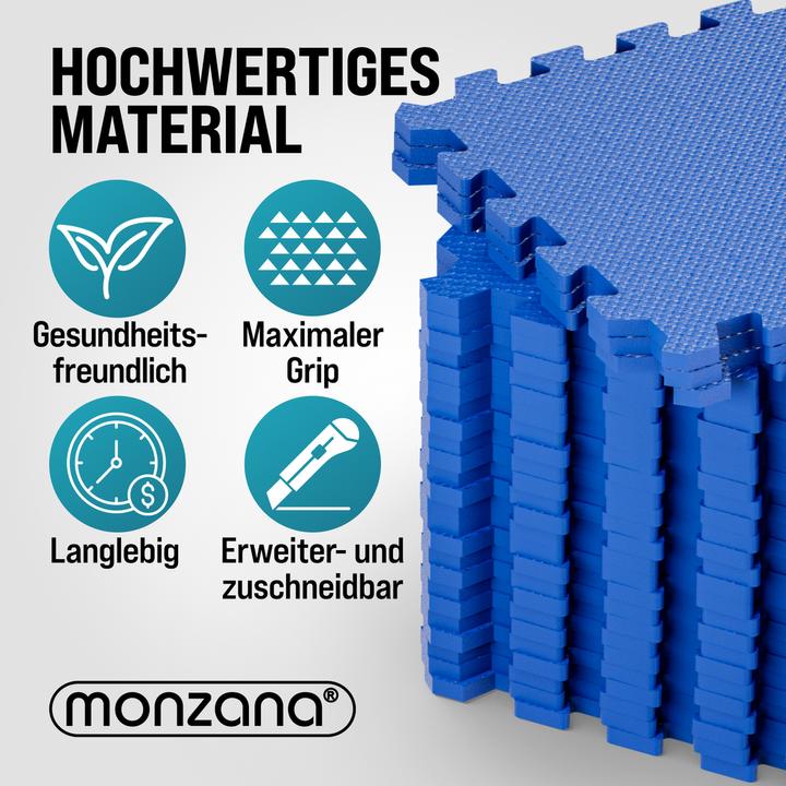 Image du produit Monzana Tapis de protection du sol Lot de 16 (1 cm)