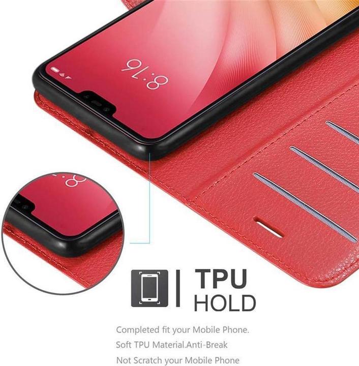Actual product image Cadorabo Book with stand function cover (Mi 8 Lite)