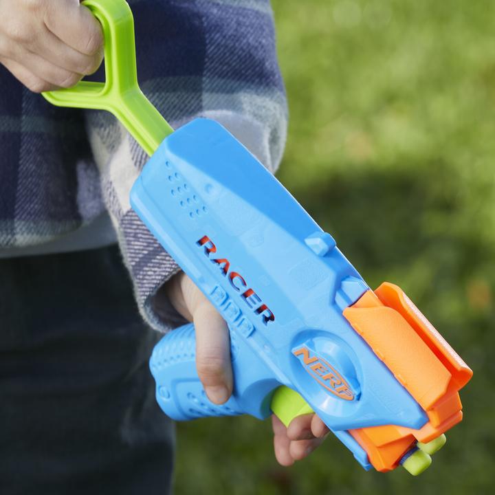 Actual product image Nerf Elite Junior Racer Easy Play Dart Blaster