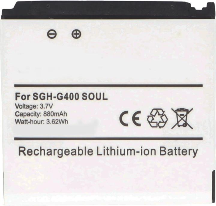 Actual product image Samsung Battery SGH-F330, SGH-G400, SGH-S3600 (Rechargeable battery, SGH-F330)