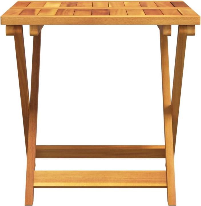 Actual product image VidaXL Folding acacia garden table (50 cm)