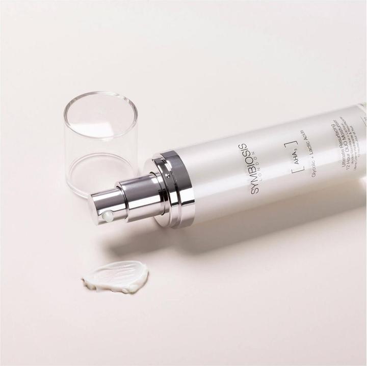 Actual product image Symbiosis Glycolic Acid + Lactic Acid) Ultimate Moisturizer 12 Hours Day & Night (50 ml, 24h cream)