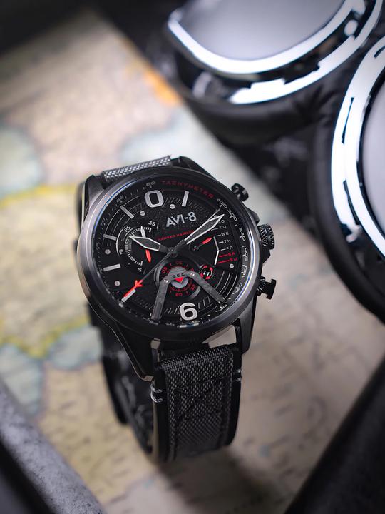 Produktbild AVI-8 AV-4056-0B Hawker Harrier Dual Retrograde (Chronograph)
