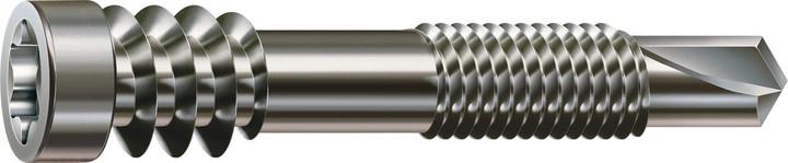 Spax Terrassenschraube Alu 5,0 x 51 mm 100 Stk. Edelstahl A2 ( 0557000500513 ) Fixiergewinde Zylind (100 Schrauben pro Stück)