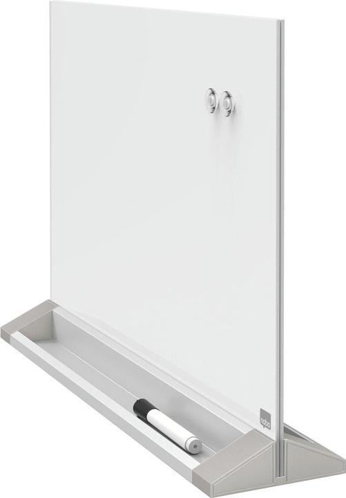 Actual product image Nobo Desktop Board magnetic 1905265 white brilliant (60 x 43 cm)