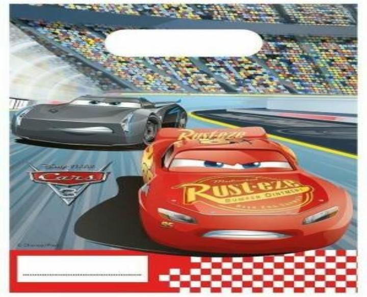 Produktbild Procos Geschenktüten Geburtstag Cars McQueen (Geschenktüte, 6 x)