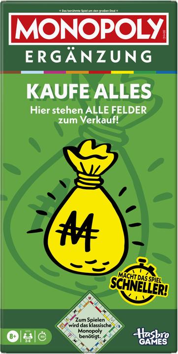 Actual product image Hasbro Gaming Monopoly Buy Everything (German)