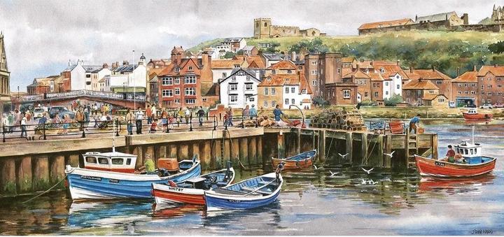 Produktbild Gibsons Panoramapuzzle Whitby, Yorkshire 636 Teile (636 Teile)
