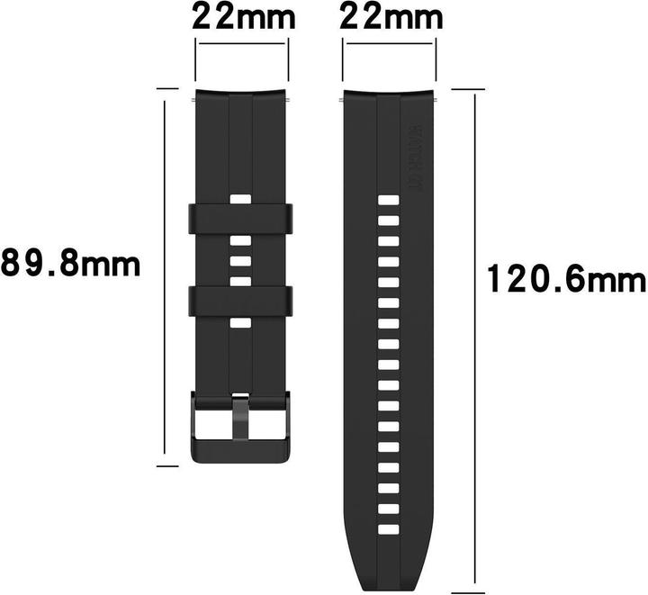 Produktbild Cadorabo Smartwatch Armband (22 mm, Silikon)