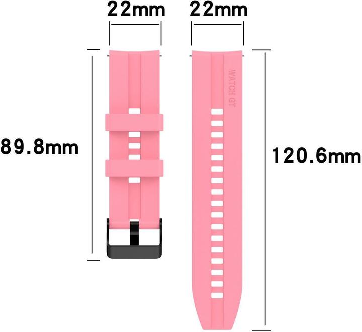 Produktbild Cadorabo Smartwatch Armband (22 mm, Silikon)