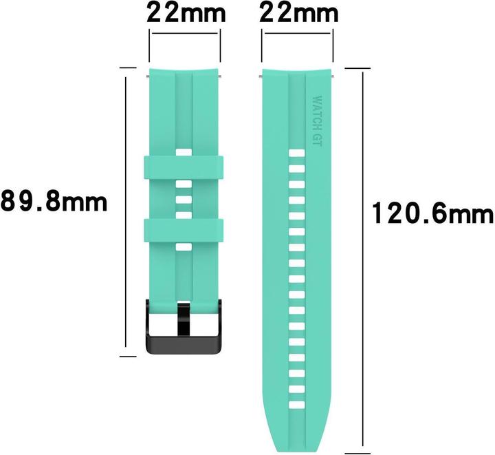 Produktbild Cadorabo Smartwatch Armband (22 mm, Silikon)