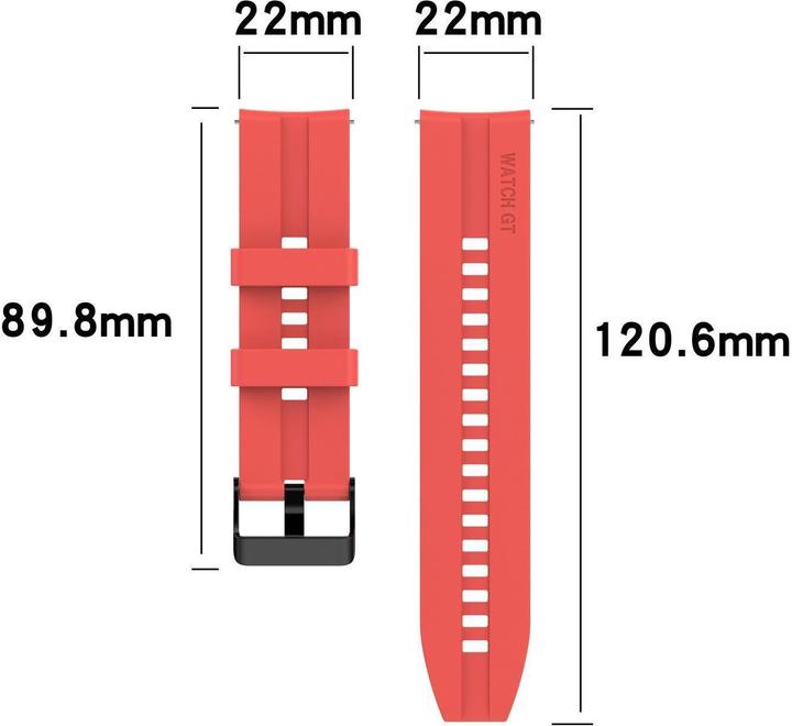 Produktbild Cadorabo Smartwatch Armband (22 mm, Silikon)
