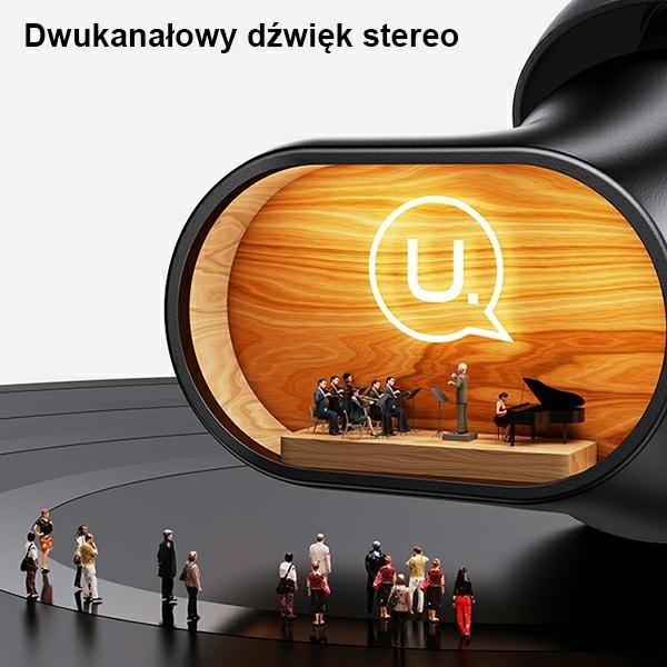 Actual product image Usams Słuchawki Bluetooth 5.1 TWS BH series bezprzewodowe czerwony/red BHUBH03 (ANC, 5 h, Wireless)