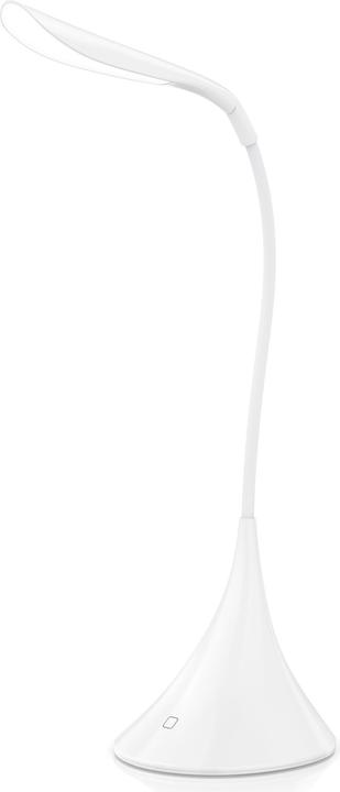 Image du produit CSL Schreibtischlampe LED Tischlampe, flexibler Schwanenhals, Leselampe mit USB oder Batteriebetrieb (160 lm)