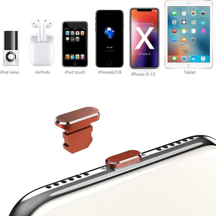 Actual product image Cadorabo Dust Caps Iphone (Adhesive film, iPhone)
