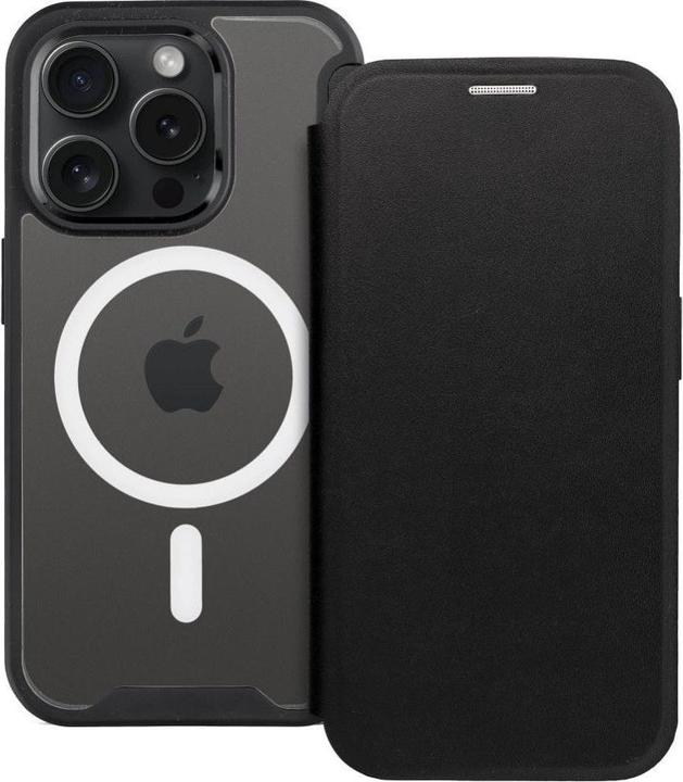 Actual product image OEM Book case SMART MAG Book case compatible wit MagSafe for IPHONE 12 black (Apple iPhone 12)