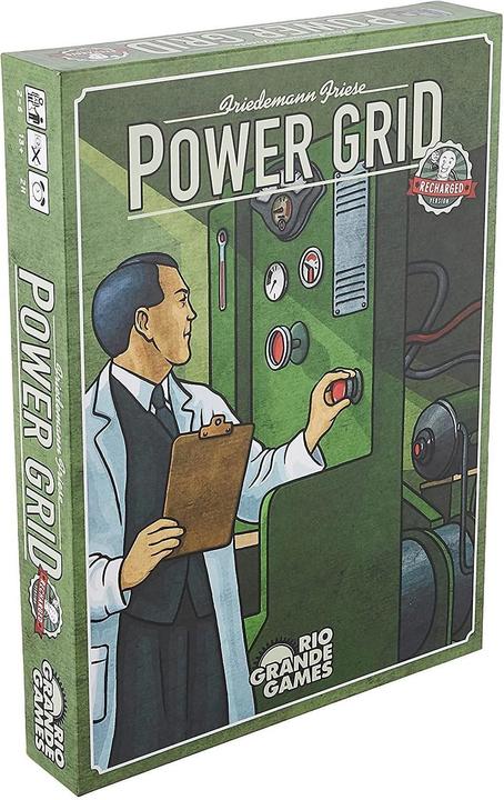 Actual product image Lautapelit Power Grid Recharged (English, Danish, Norwegian, Finnish, Swedish)