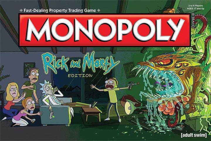 Actual product image Rick And Morty MONOPOLY RICK&MORTY Game (English) (English)