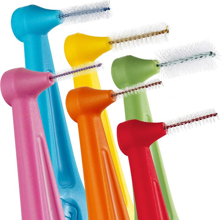 Produktbild TePe Interdentalbürsten Angle Mixed Pack ISO 0-5 (6 x, 0.80 mm)