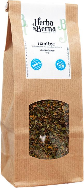Image du produit Herba di Berna Thé au chanvre (50 g)