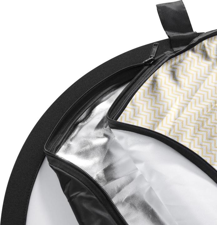 Image du produit Walimex Réflecteur pliable 5en1, ensemble ondulé, Ø107cm (Réflecteur rabattable, 107 cm)