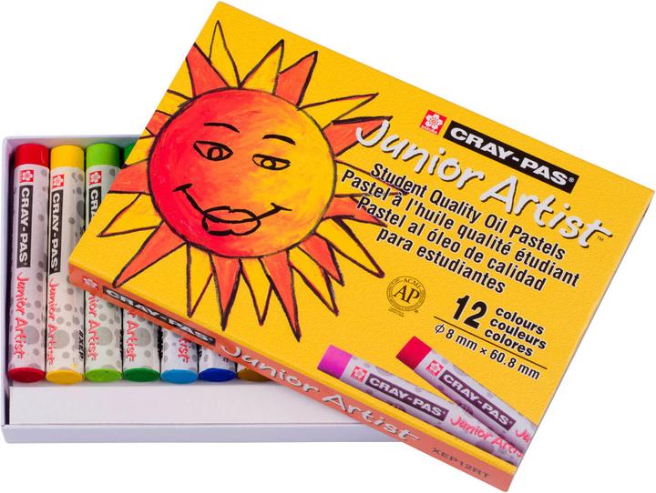 Immagine prodotto Bruynzeel Sakura Cray-Pas Junior Artist Oil Pastel Set, 12 pezzi.