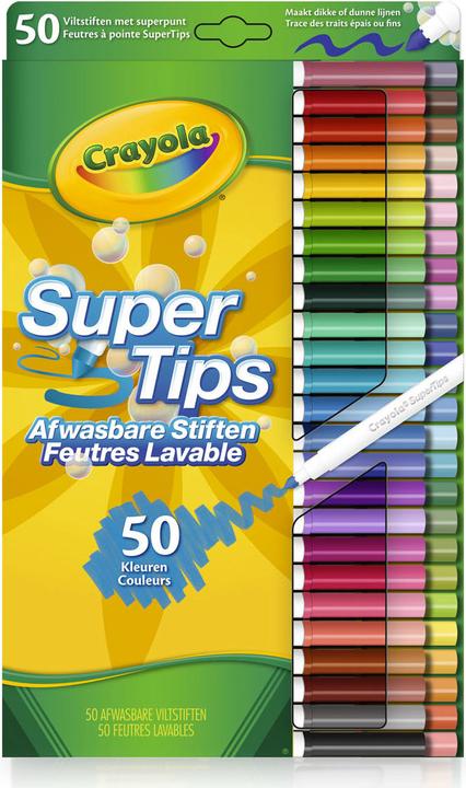 Produktbild Crayola Super Tips (Mehrfarbig, 50 x)