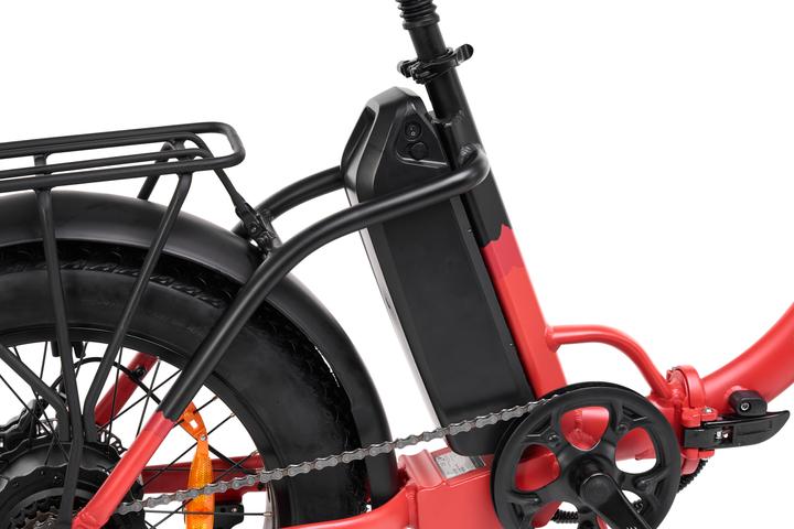 Image du produit Jeep E-bikes Phoenix Noir/Rouge Aluminium Taille unique