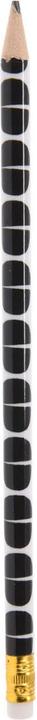 Actual product image Grey HB pencils black/white, 6 pcs. (6 x)